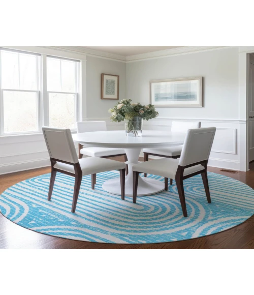 Chantille ACN540 Teal 8' x 8' Rug