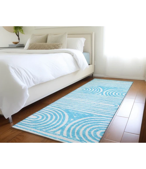 Chantille ACN540 Teal 2'3" x 7'6" Rug