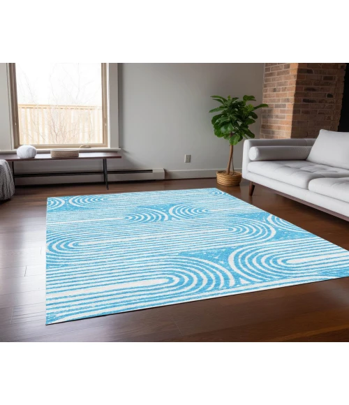 Chantille ACN540 Teal 3' x 5' Rug