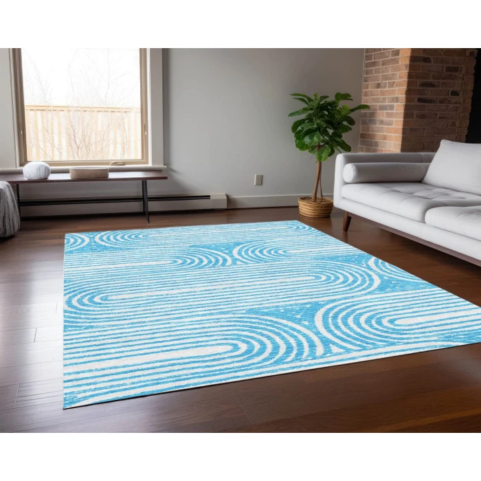 Chantille ACN540 Teal 9' x 12' Rug
