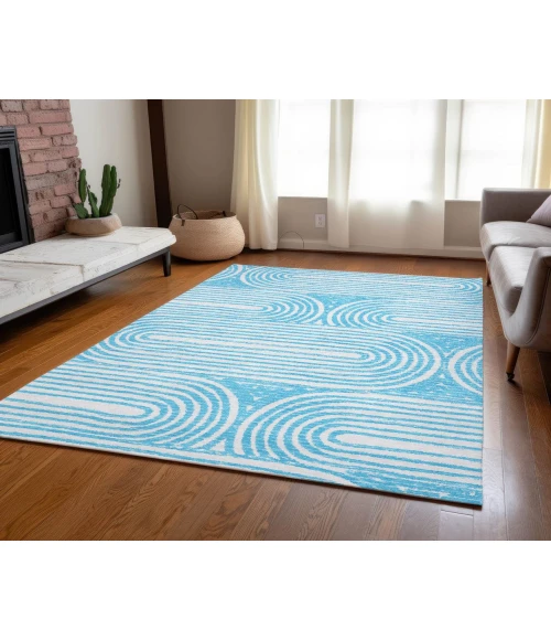Chantille ACN540 Teal 3' x 5' Rug