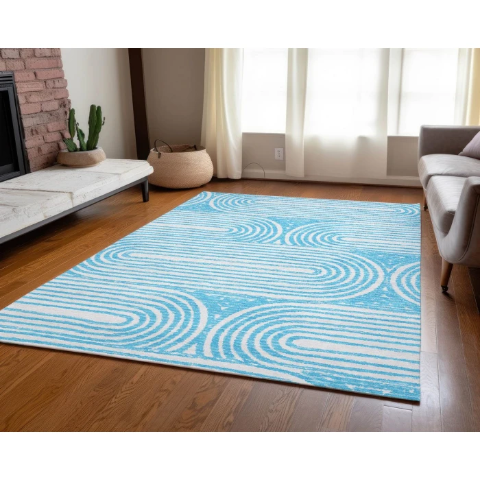 Chantille ACN540 Teal 9' x 12' Rug