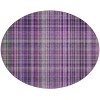 Addison Chantille ACN541 Purple 8 ft. x 8 ft. Round Rug