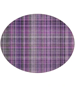 Addison Chantille ACN541 Purple 8 ft. x 8 ft. Round Rug
