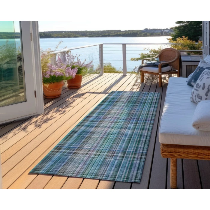 Chantille ACN541 Teal 2'3" x 7'6" Rug