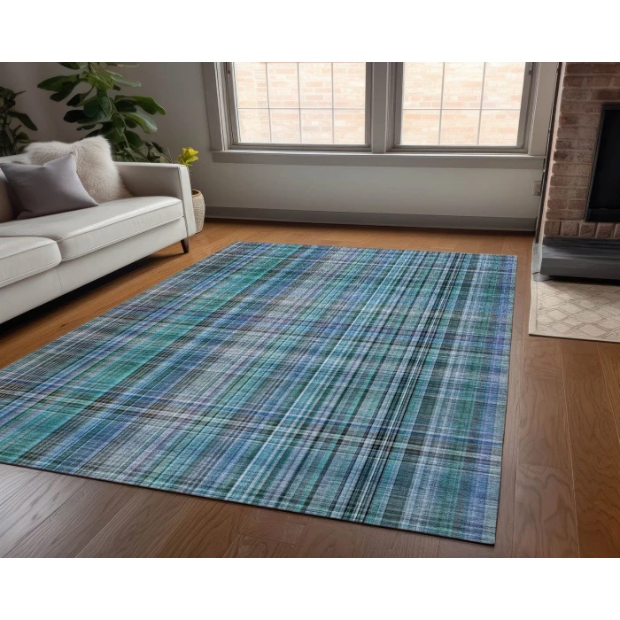 Chantille ACN541 Teal 5' x 7'6" Rug