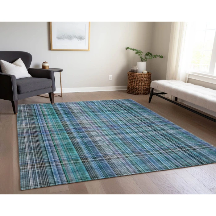 Chantille ACN541 Teal 5' x 7'6" Rug