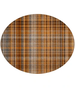 Addison Chantille ACN541 Terracotta 8 ft. x 8 ft. Round Rug