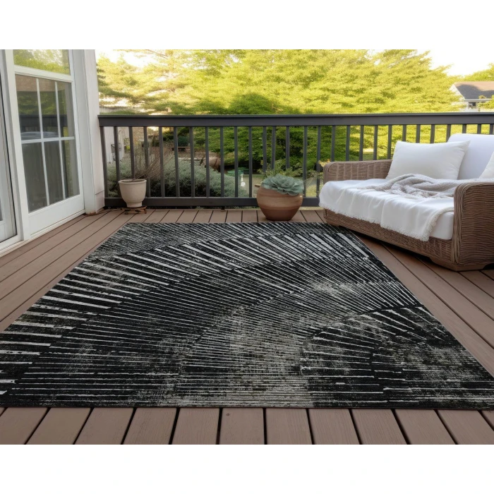 Chantille ACN542 Black 3' x 5' Rug