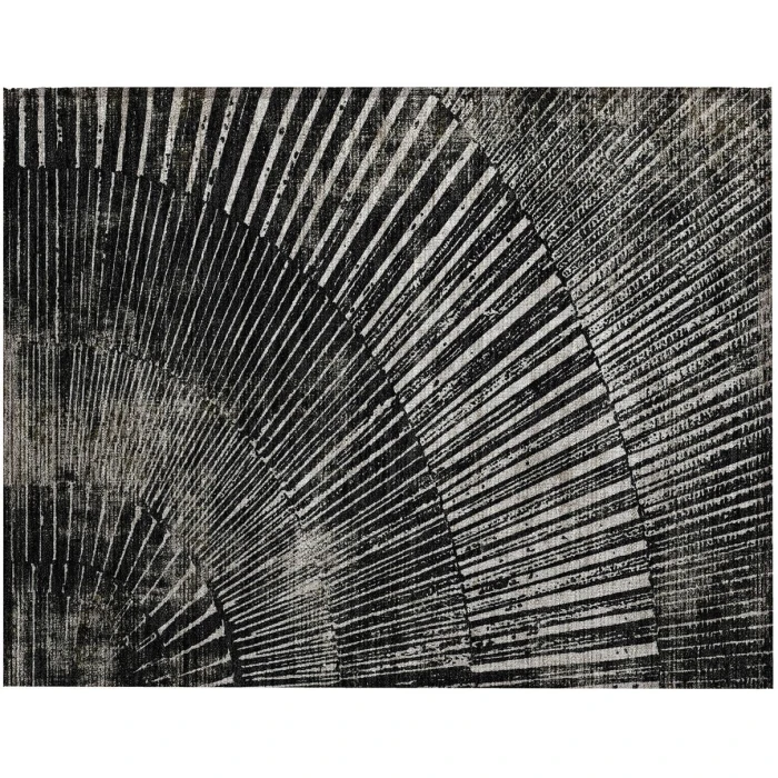 Chantille ACN542 Black 1'8" x 2'6" Rug
