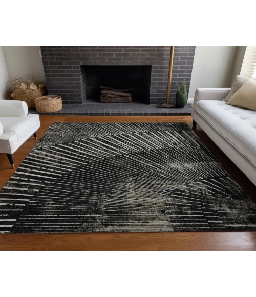 Chantille ACN542 Black 3' x 5' Rug