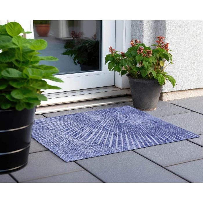 Chantille ACN542 Navy 1'8" x 2'6" Rug