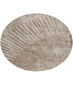 Addison Chantille ACN542 Taupe 8 ft. x 8 ft. Round Rug