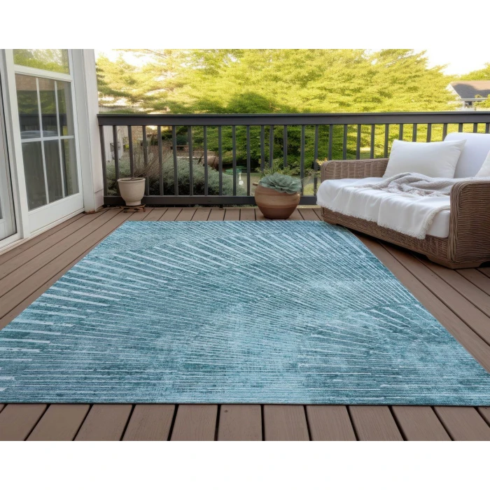 Chantille ACN542 Teal 2'6" x 3'10" Rug