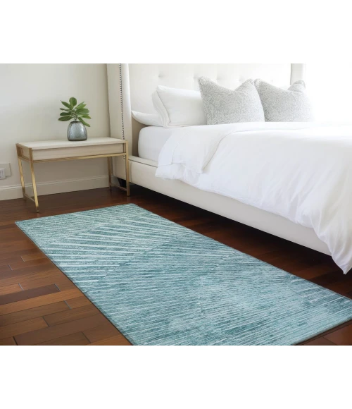 Chantille ACN542 Teal 2'3" x 7'6" Rug