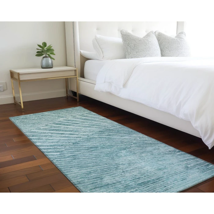 Chantille ACN542 Teal 2'3" x 7'6" Rug