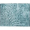 Addison Chantille ACN542 Teal 1 ft. 8 in. x 2 ft. 6 in. Rectangle Rug