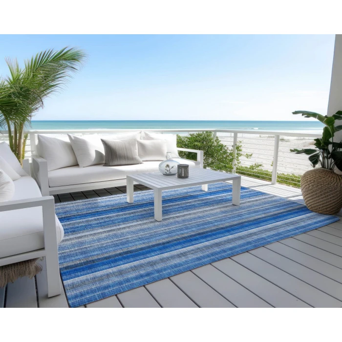 Chantille ACN543 Blue 2'6" x 3'10" Rug