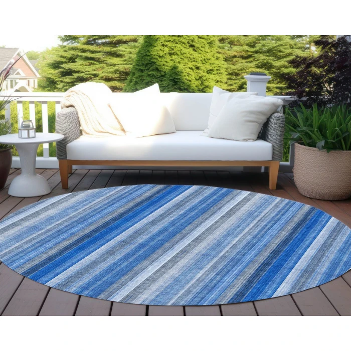 Chantille ACN543 Blue 8' x 8' Rug