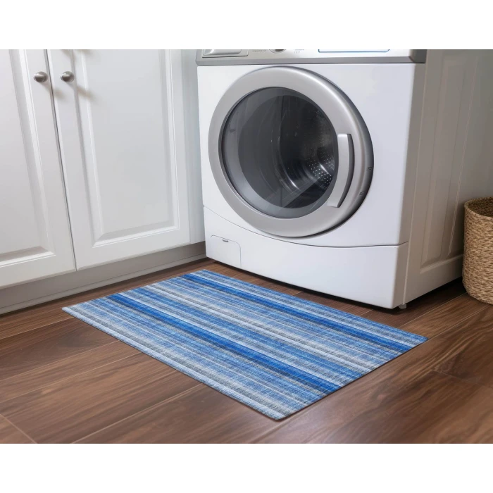 Chantille ACN543 Blue 1'8" x 2'6" Rug