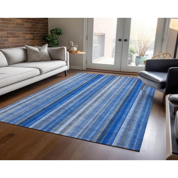 Chantille ACN543 Blue 2'6" x 3'10" Rug