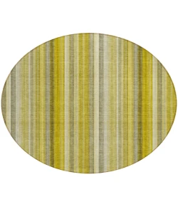 Addison Chantille ACN543 Gold 8 ft. x 8 ft. Round Rug