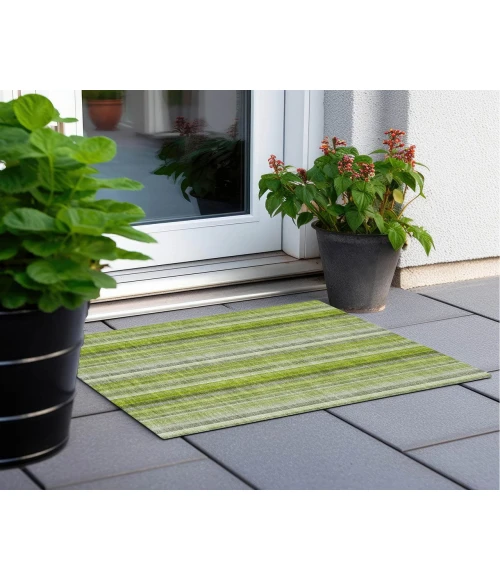 Chantille ACN543 Green 1'8" x 2'6" Rug