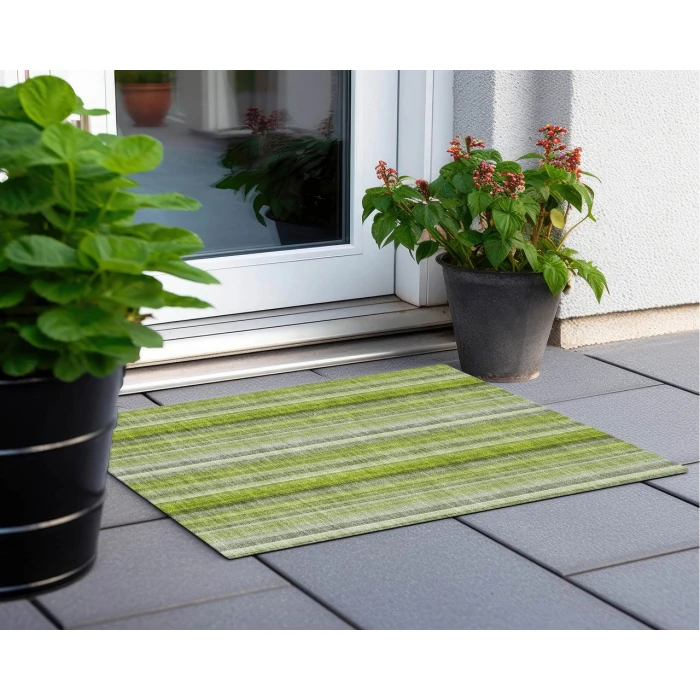 Chantille ACN543 Green 1'8" x 2'6" Rug