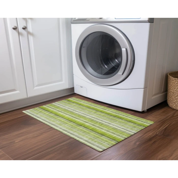 Chantille ACN543 Green 1'8" x 2'6" Rug