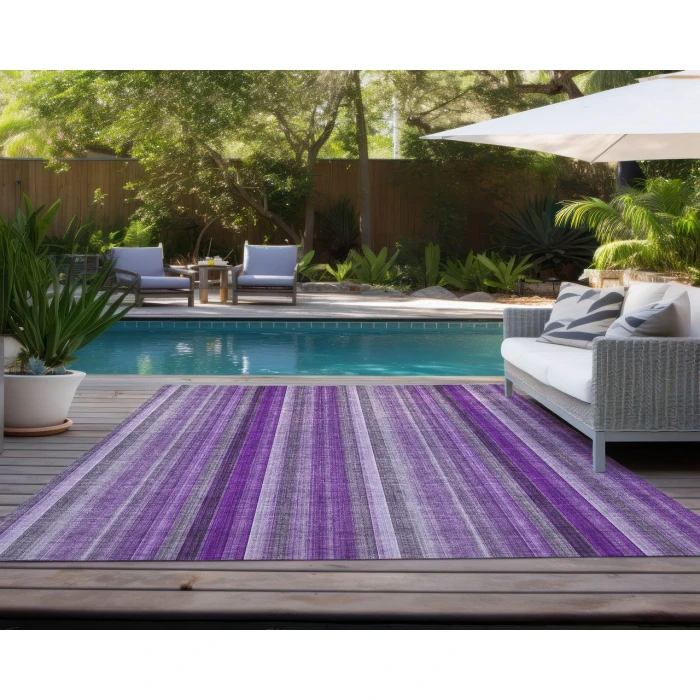 Chantille ACN543 Purple 3' x 5' Rug