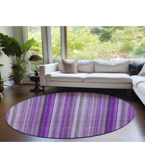 Chantille ACN543 Purple 8' x 8' Rug