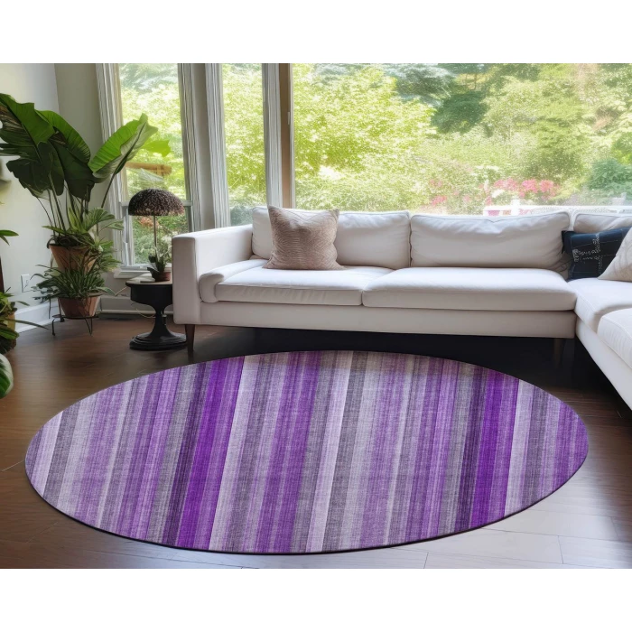 Chantille ACN543 Purple 8' x 8' Rug