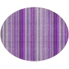 Addison Chantille ACN543 Purple 8 ft. x 8 ft. Round Rug
