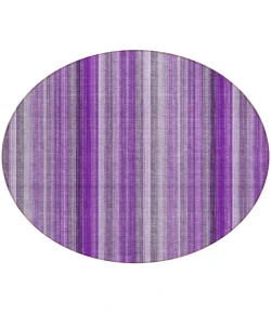 Addison Chantille ACN543 Purple 8 ft. x 8 ft. Round Rug
