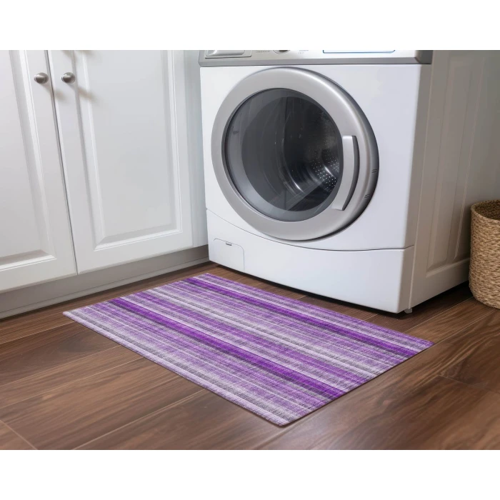 Chantille ACN543 Purple 1'8" x 2'6" Rug