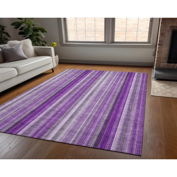 Chantille ACN543 Purple 3' x 5' Rug
