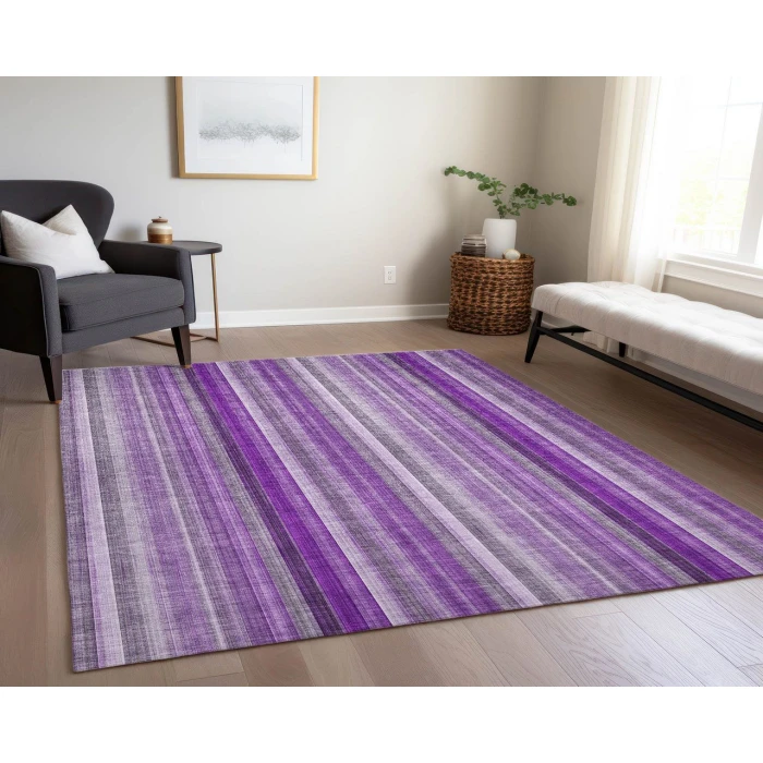Chantille ACN543 Purple 3' x 5' Rug