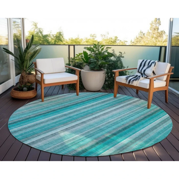 Chantille ACN543 Teal 8' x 8' Rug
