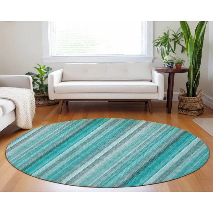 Chantille ACN543 Teal 8' x 8' Rug