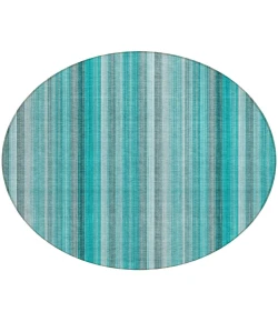Addison Chantille ACN543 Teal 8 ft. x 8 ft. Round Rug