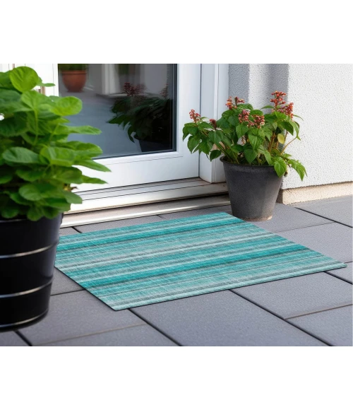 Chantille ACN543 Teal 1'8" x 2'6" Rug