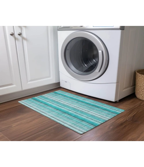 Chantille ACN543 Teal 1'8" x 2'6" Rug