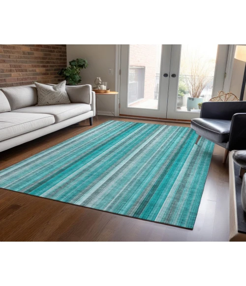 Chantille ACN543 Teal 2'6" x 3'10" Rug