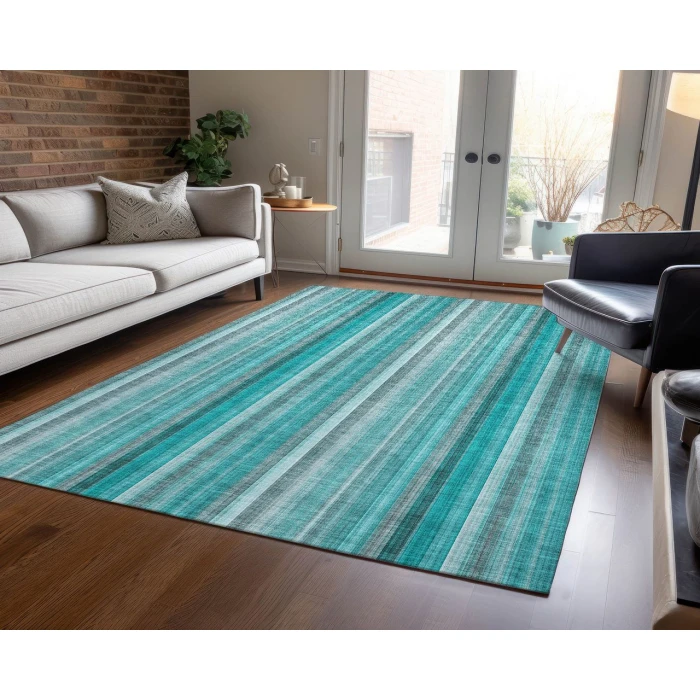 Chantille ACN543 Teal 8' x 10' Rug