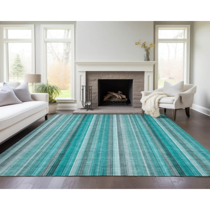 Chantille ACN543 Teal 8' x 10' Rug