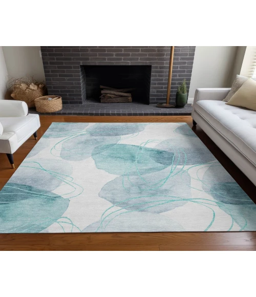 Chantille ACN544 Teal 9' x 12' Rug