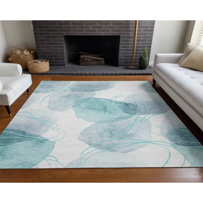 Chantille ACN544 Teal 10' x 14' Rug