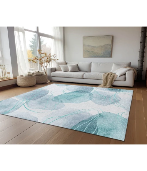 Chantille ACN544 Teal 9' x 12' Rug