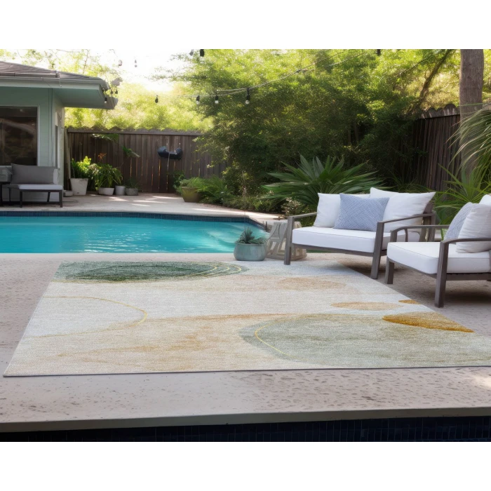 Chantille ACN545 Beige 5' x 7'6" Rug