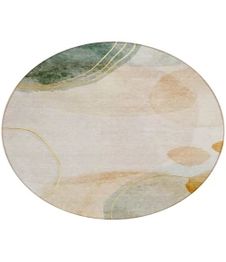Addison Chantille ACN545 Beige 8 ft. x 8 ft. Round Rug